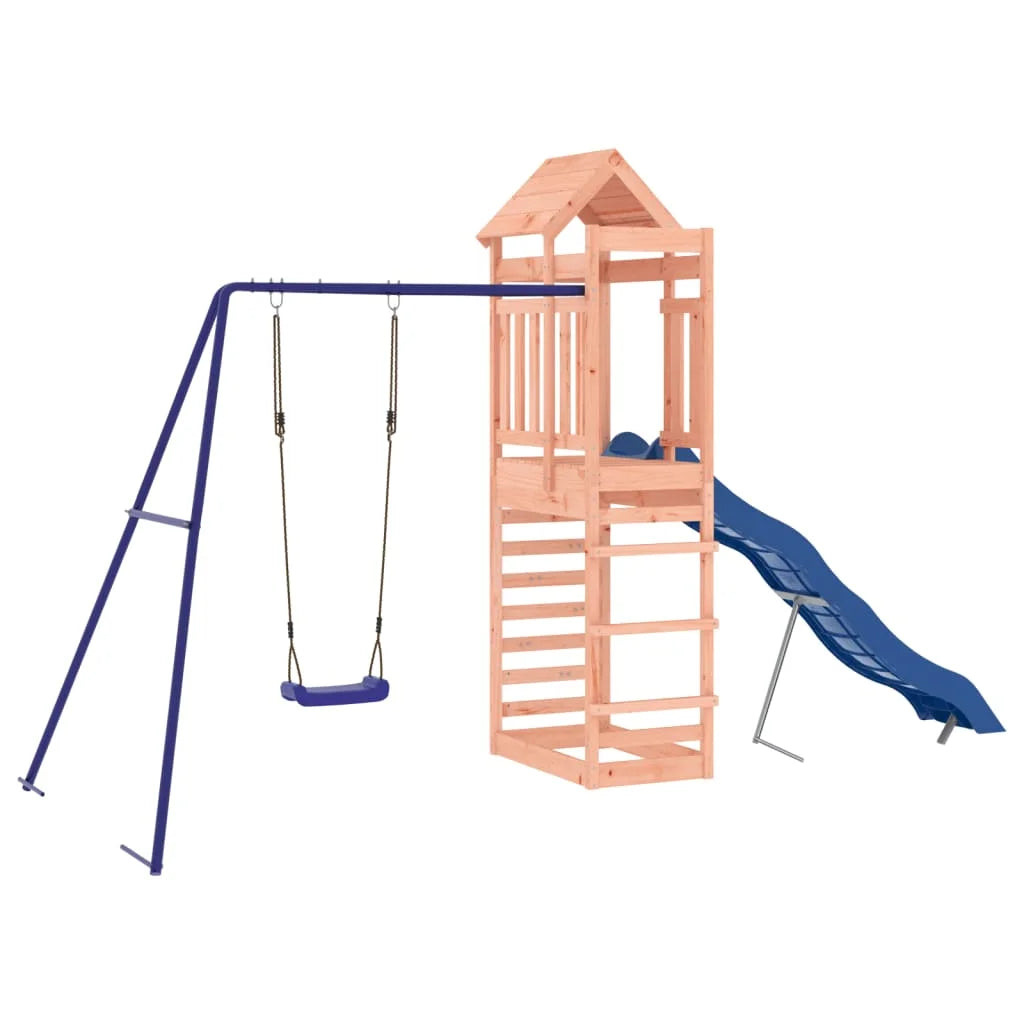 Outdoor Playset Solid Douglas Wood