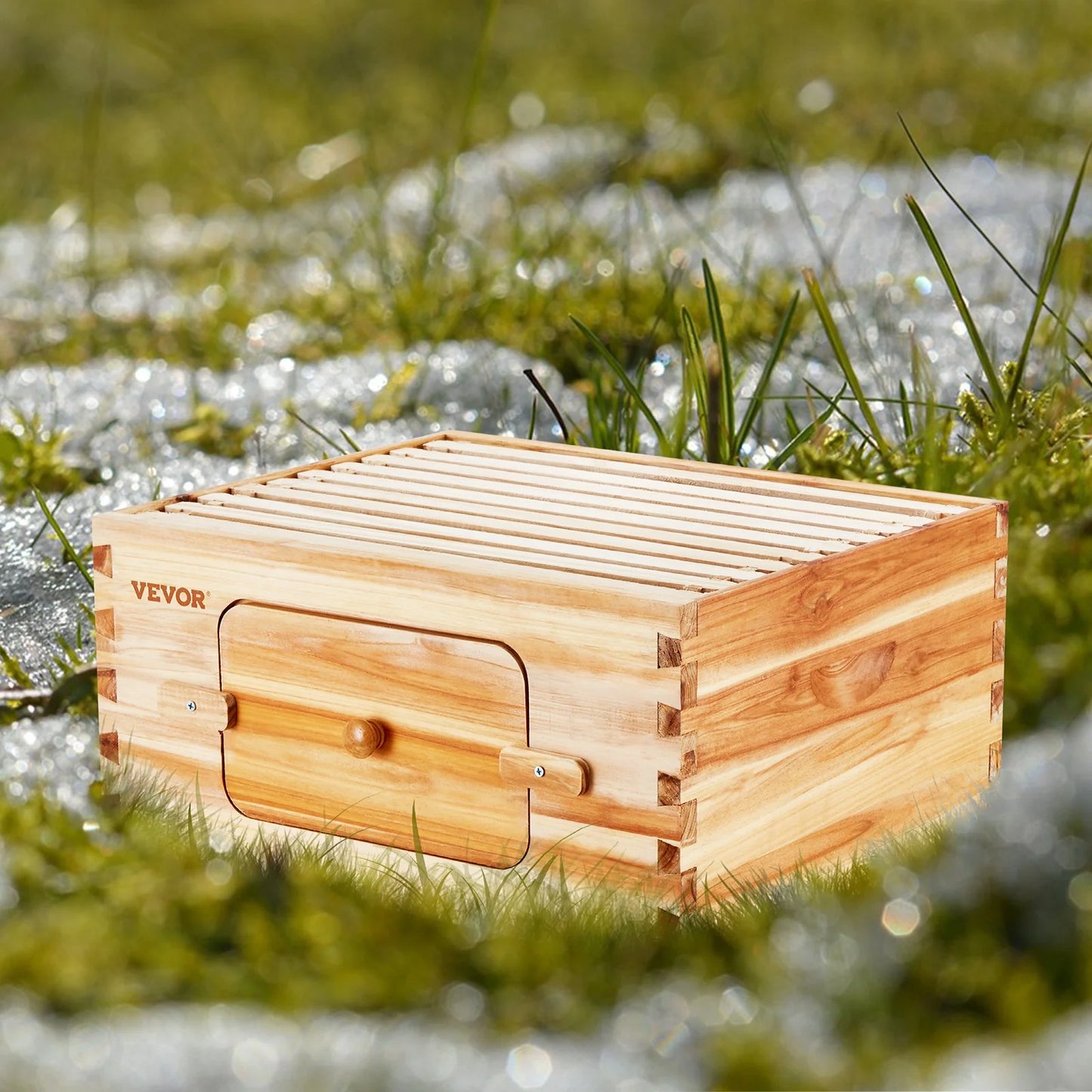 VEVOR Bee Hive Deep Box Starter Kit, for Beginners and Pro Beekeepers