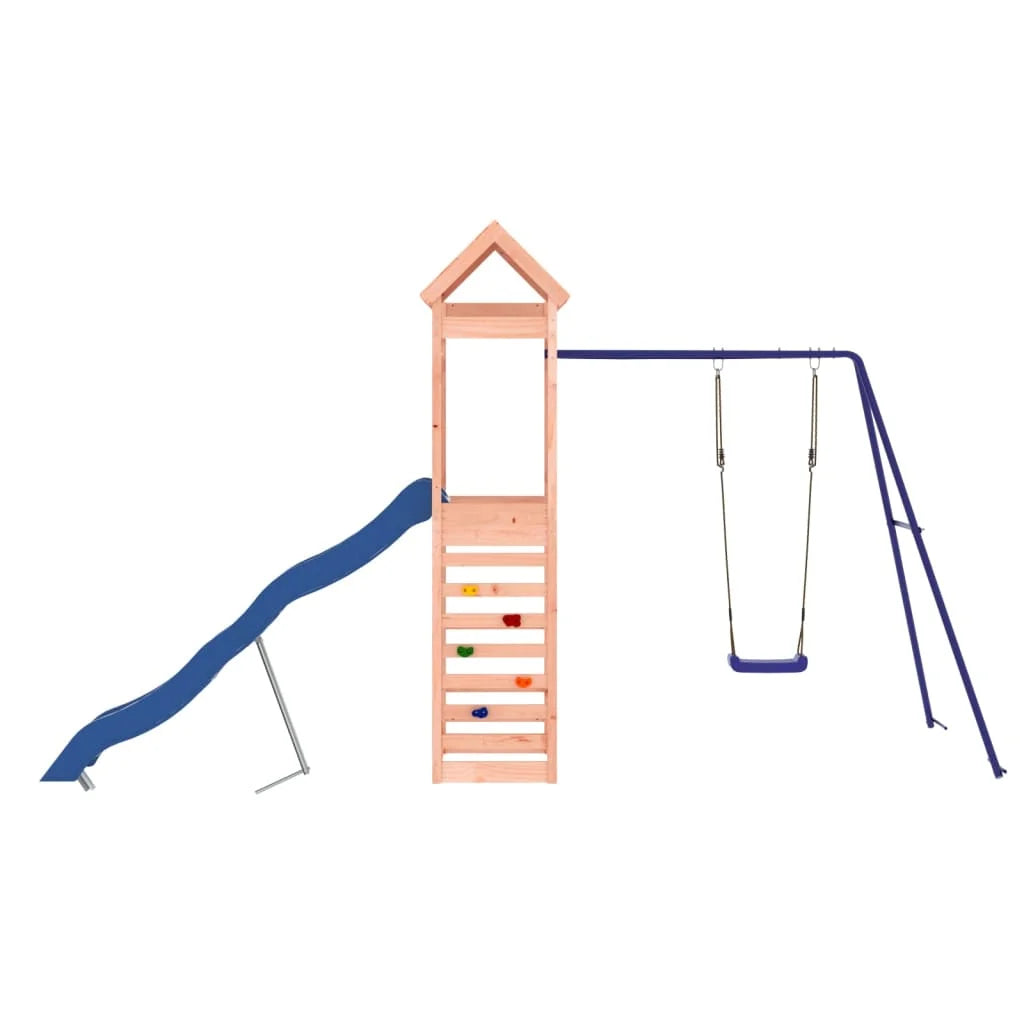 Outdoor Playset Solid Douglas Wood