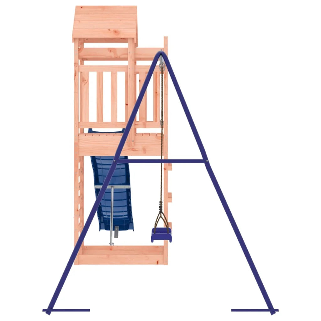 Outdoor Playset Solid Douglas Wood