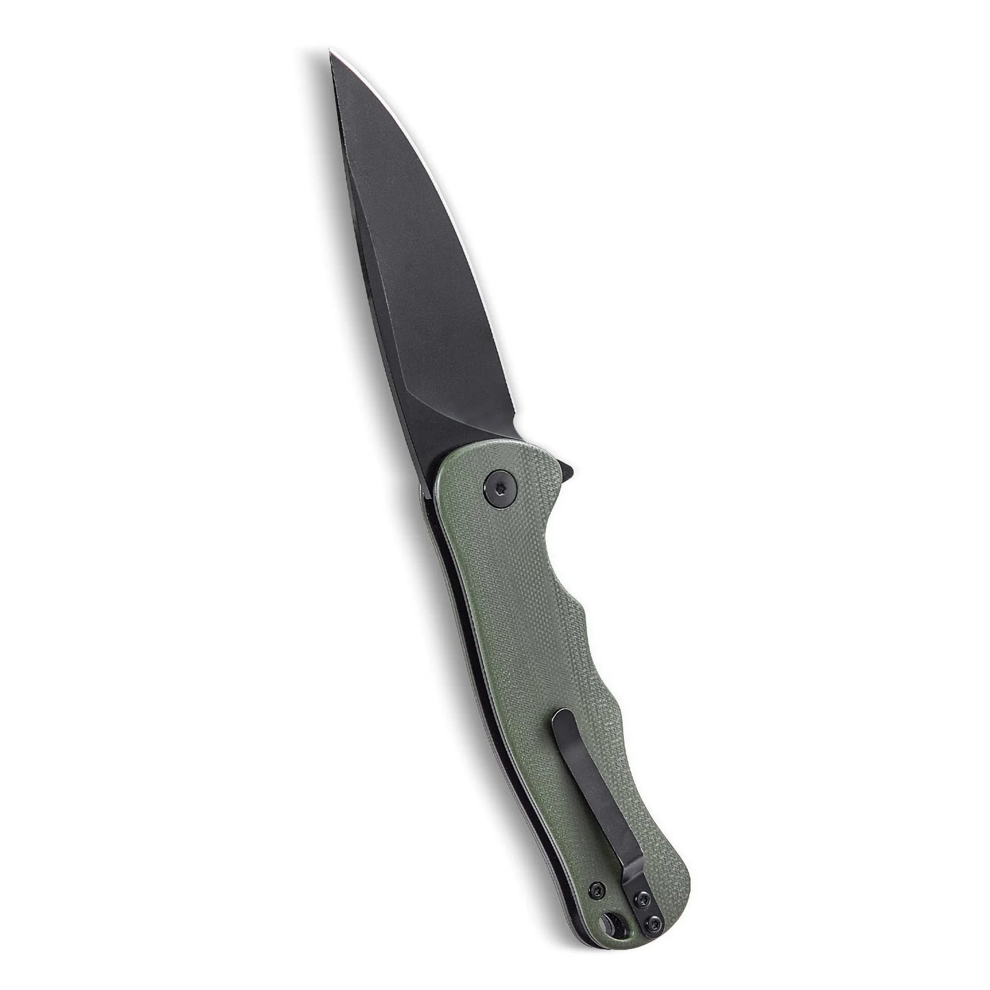 Folding Pocket Knife 3.5 In/8.8 Steel Blade G10 Handle Pocket Clip