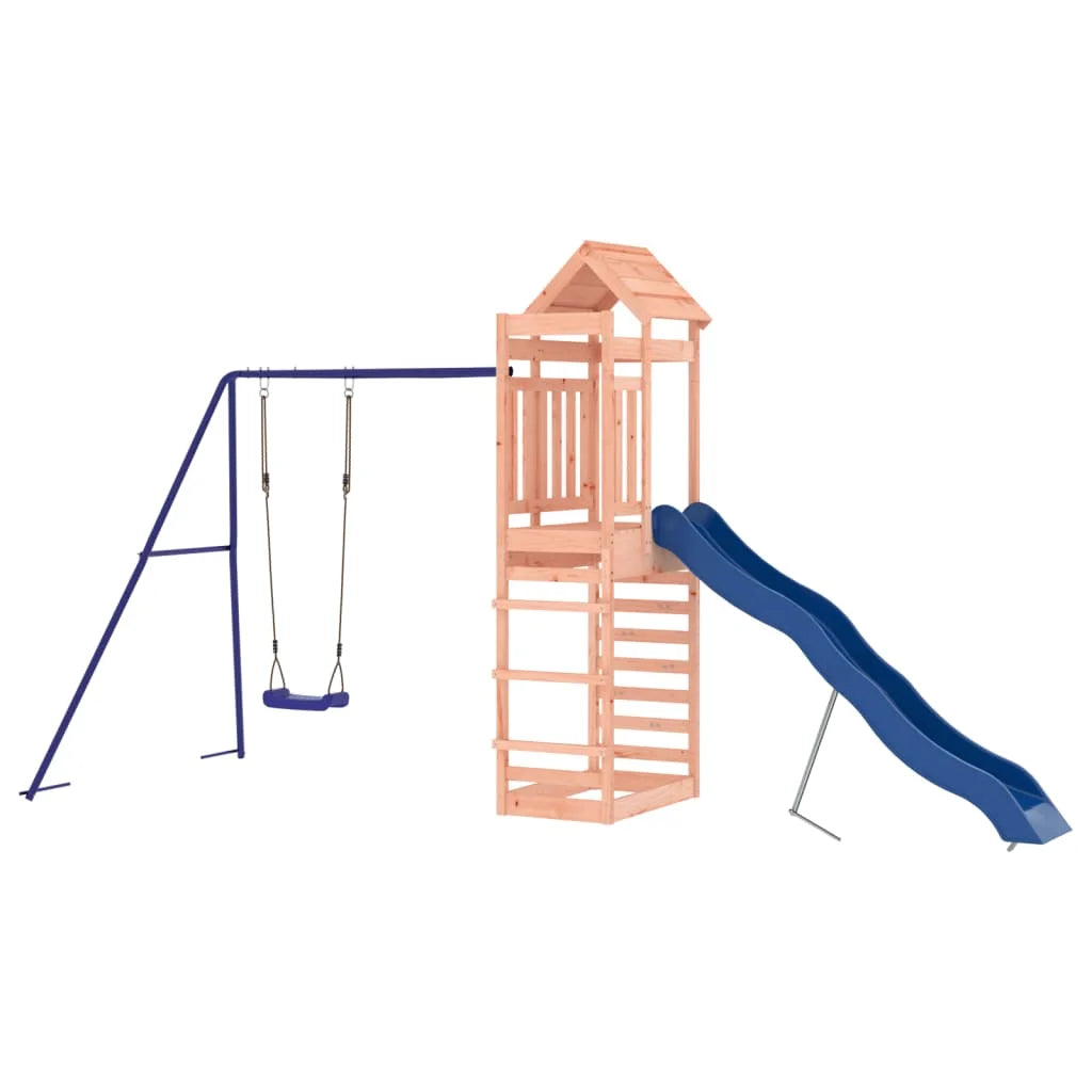 Outdoor Playset Solid Douglas Wood