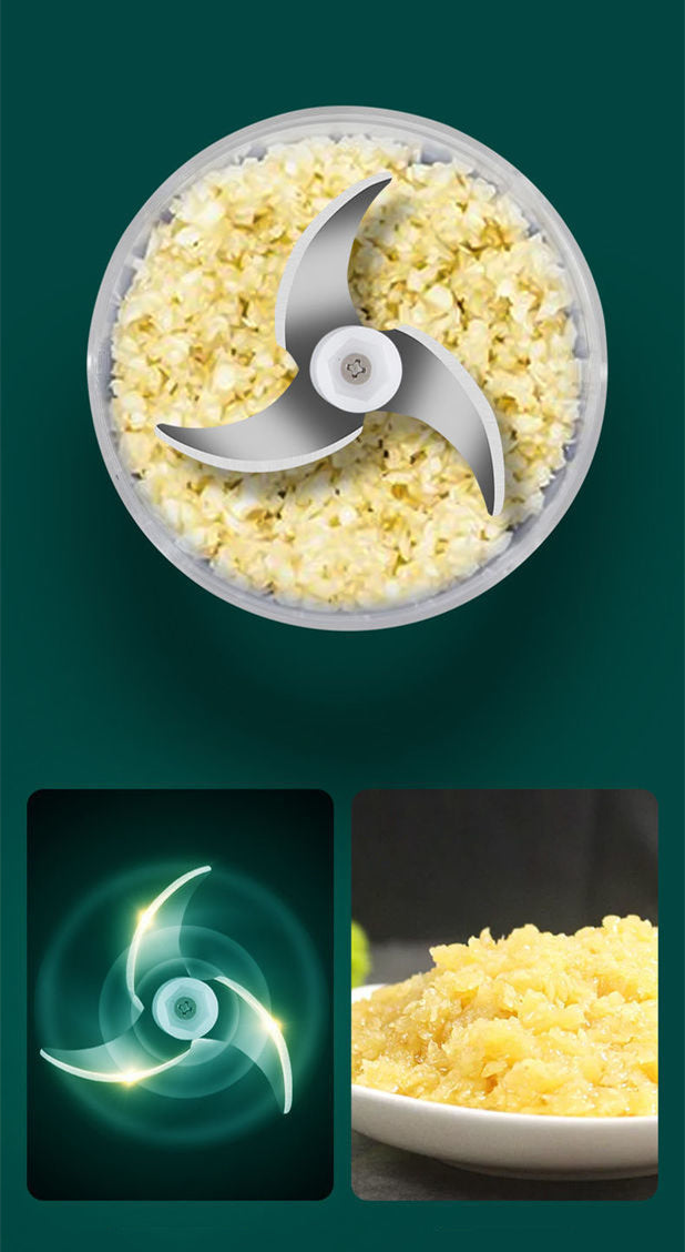 Multi-Function Vegetable Cutter Food Processor Mini Garlic Grinder - OP Trading Post