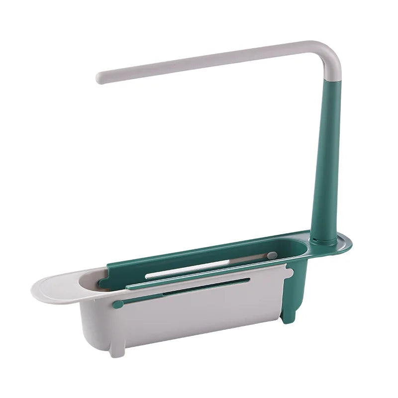 Telescopic Sink Shelf Kitchen Sinks Organizer Soap Sponge Holder and Rack - OP Trading Post
