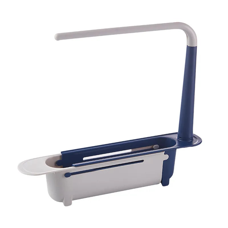 Telescopic Sink Shelf Kitchen Sinks Organizer Soap Sponge Holder and Rack - OP Trading Post