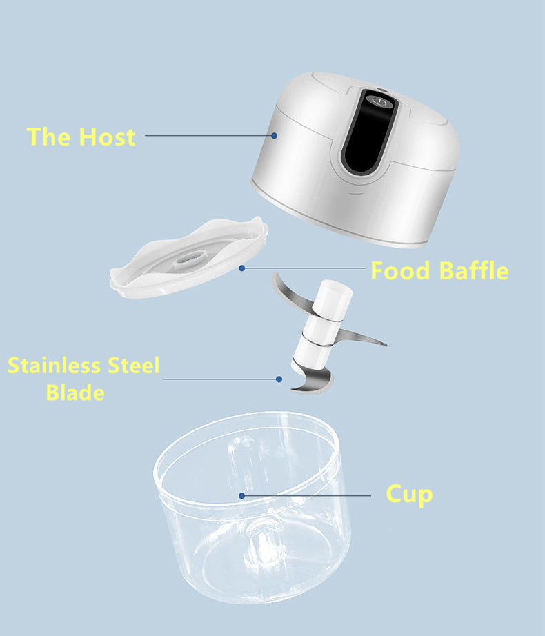 Multi-Function Vegetable Cutter Food Processor Mini Garlic Grinder - OP Trading Post