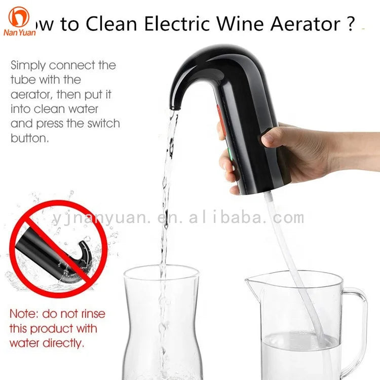 Top Bar Gadgets Electric Wine Aerator Dispenser Pump Decanter With Gift Box - OP Trading Post