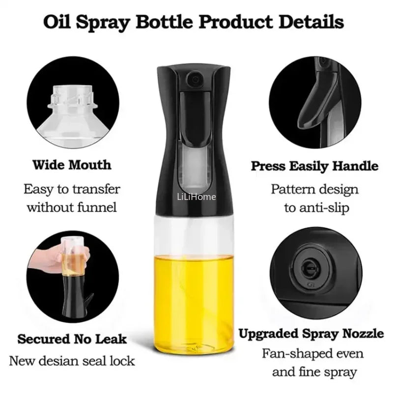 200/300ml Oil Sprayer for the Kitchen. Use with Oil, Olive Oil, Soy Sauce Vinegar's and More. Cooking Air Fryer BBQ Salads - OP Trading Post