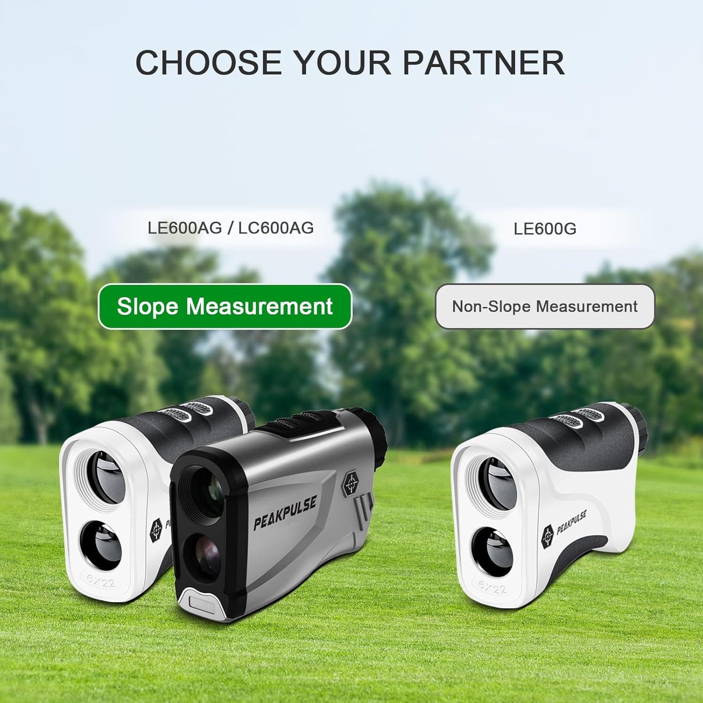 Golf, Camping Rangefinder 650 1400 1700 Yards Distance Measurement 6X Magnification