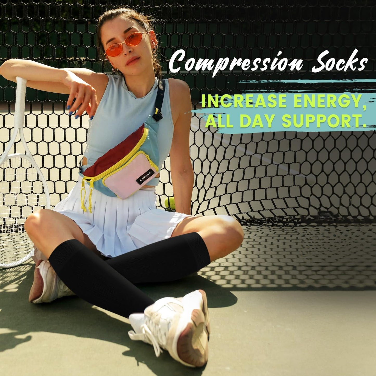 Copper Compression Socks (15-20 Mmhg) for Men & Women - Running, Hiking, Cycling, Travel - Improves Circulation