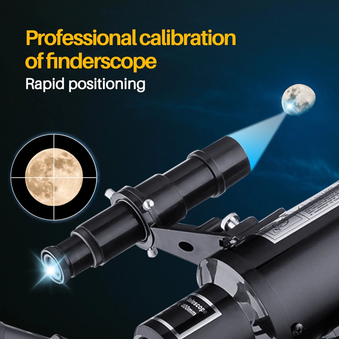 Telescope for Astronomy Fans, 70Mm Aperture 400Mm AZ Mount Refractor Telescope for Kids, Adults, Beginners