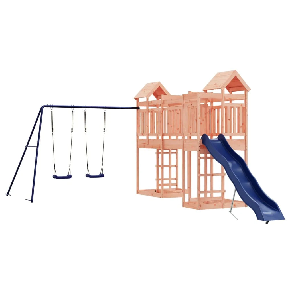 Outdoor Playset Solid Douglas Wood