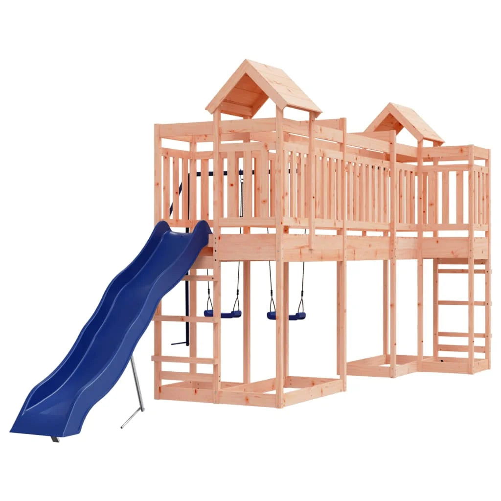 Outdoor Playset Solid Douglas Wood