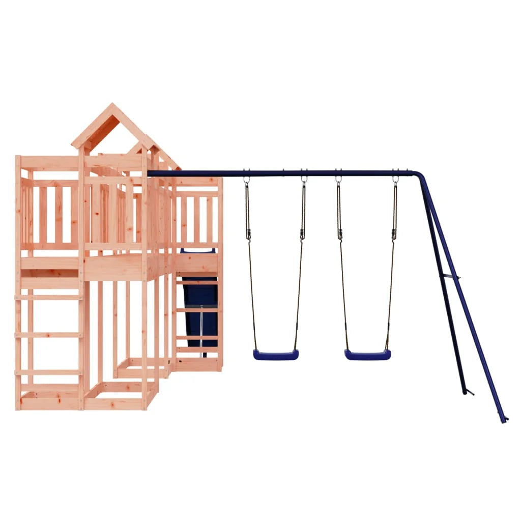 Outdoor Playset Solid Douglas Wood