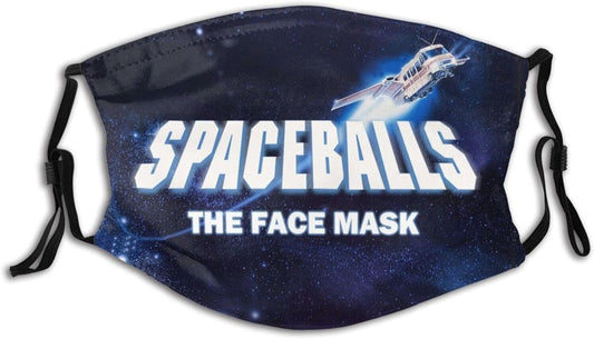 Spaceballs the Face Mask Adjustable Earloops Washable Reusable Breathable Balaclava Mouth Cover for Men Women