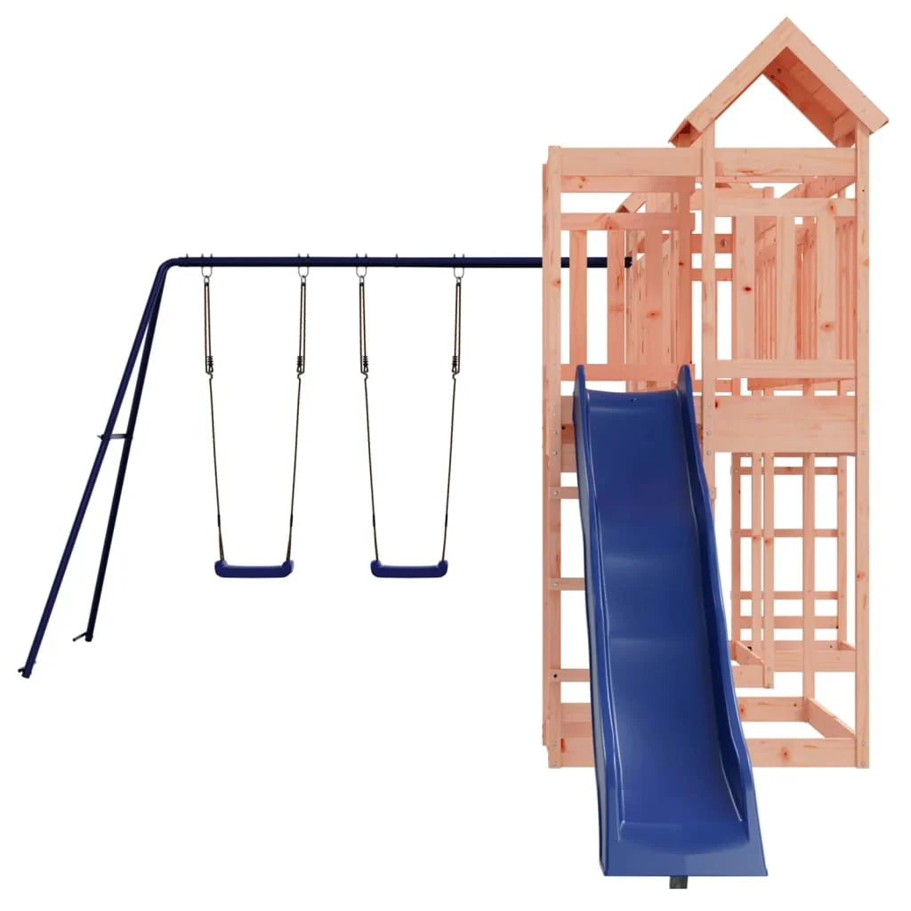Outdoor Playset Solid Douglas Wood