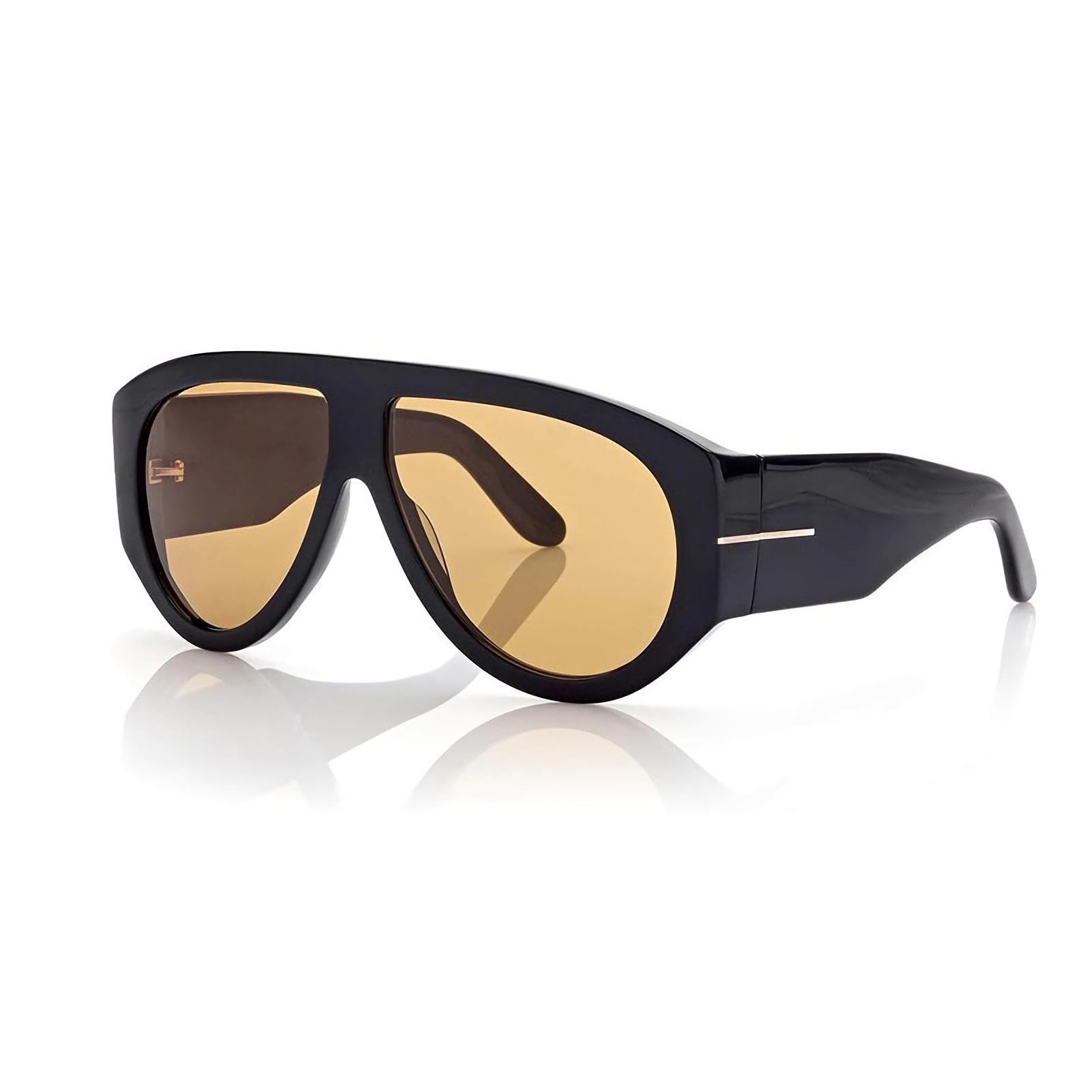 OSAGAMA Trendy Retro Oversized Aviator Sunglasses for Women Men 70s Luxury Designer Thick Classic Sun Glasses - OP Trading Post