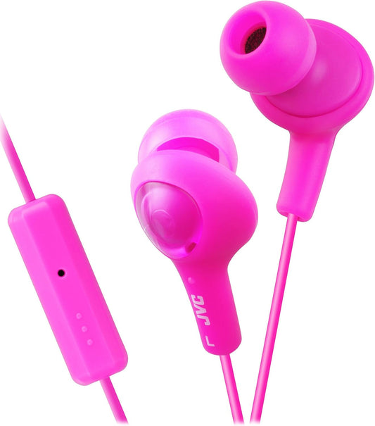 HA-FR6 Gumy plus In-Ear Headphones with Remote & Mic (Pink)
