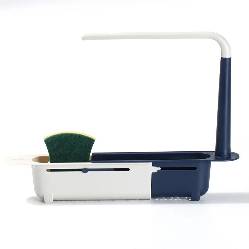 Telescopic Sink Shelf Kitchen Sinks Organizer Soap Sponge Holder and Rack - OP Trading Post