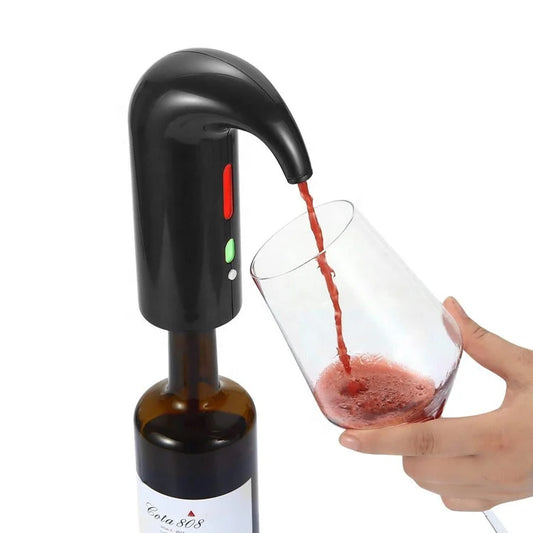 Top Bar Gadgets Electric Wine Aerator Dispenser Pump Decanter With Gift Box - OP Trading Post