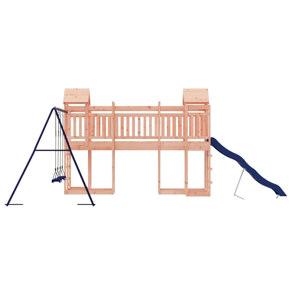 Outdoor Playset Solid Douglas Wood