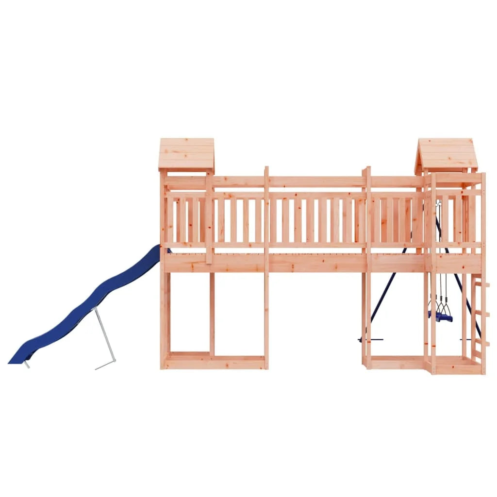 Outdoor Playset Solid Douglas Wood